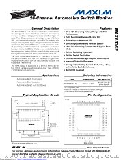 MAX13362 datasheet pdf MAXIM - Dallas Semiconductor