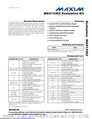 MAX13362EVKIT+ datasheet pdf MAXIM - Dallas Semiconductor
