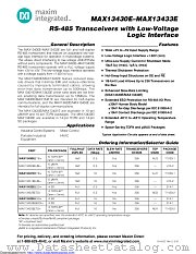 MAX13433E datasheet pdf MAXIM - Dallas Semiconductor