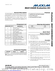 MAX13485EEVKIT datasheet pdf MAXIM - Dallas Semiconductor