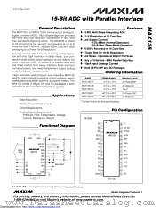 MAX135CWI+ datasheet pdf MAXIM - Dallas Semiconductor