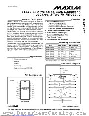 MAX1406EWE+T datasheet pdf MAXIM - Dallas Semiconductor
