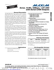 MAX1436ECQ-D datasheet pdf MAXIM - Dallas Semiconductor