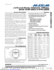 MAX145ACPA+ datasheet pdf MAXIM - Dallas Semiconductor