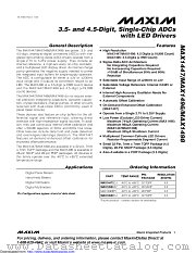 MAX1498ECJ+ datasheet pdf MAXIM - Dallas Semiconductor
