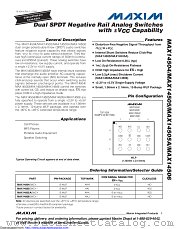 MAX14504 datasheet pdf MAXIM - Dallas Semiconductor