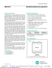 MAX14514ETD+ datasheet pdf MAXIM - Dallas Semiconductor