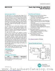 MAX14521EETG+T datasheet pdf MAXIM - Dallas Semiconductor