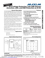 MAX14529EEWC+T datasheet pdf MAXIM - Dallas Semiconductor