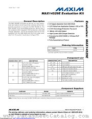MAX14529EEVKIT+ datasheet pdf MAXIM - Dallas Semiconductor