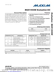 MAX14535EEVKIT+ datasheet pdf MAXIM - Dallas Semiconductor