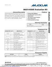 MAX14550EEVKIT+ datasheet pdf MAXIM - Dallas Semiconductor