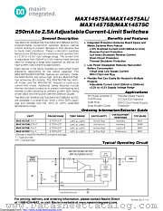 MAX14575AL datasheet pdf MAXIM - Dallas Semiconductor