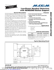 MAX14579AEETA+T datasheet pdf MAXIM - Dallas Semiconductor