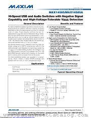 MAX14585AEVB+T datasheet pdf MAXIM - Dallas Semiconductor