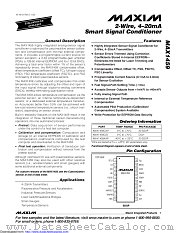 MAX1459AAP+ datasheet pdf MAXIM - Dallas Semiconductor