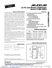 MAX147BEAP-T datasheet pdf MAXIM - Dallas Semiconductor