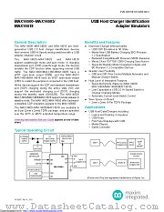 MAX14605ETA+ datasheet pdf MAXIM - Dallas Semiconductor