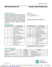 MAX14630EVKIT# datasheet pdf MAXIM - Dallas Semiconductor
