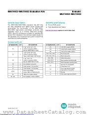 MAX14654EVKIT datasheet pdf MAXIM - Dallas Semiconductor