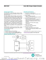 MAX14667EVKIT# datasheet pdf MAXIM - Dallas Semiconductor