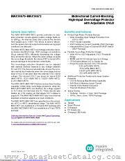 MAX14670 datasheet pdf MAXIM - Dallas Semiconductor