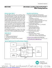 MAX14689EWL+T datasheet pdf MAXIM - Dallas Semiconductor