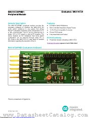 MAX14724PMB1 datasheet pdf MAXIM - Dallas Semiconductor