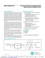 MAX14736EWL+ datasheet pdf MAXIM - Dallas Semiconductor