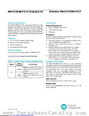 MAX14737EVKIT datasheet pdf MAXIM - Dallas Semiconductor