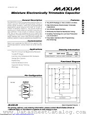 MAX1474AXT+ datasheet pdf MAXIM - Dallas Semiconductor