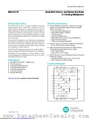 MAX14778ETP+T datasheet pdf MAXIM - Dallas Semiconductor