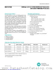 MAX14782EAUA+T datasheet pdf MAXIM - Dallas Semiconductor