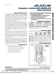 MAX1490BEPG+ datasheet pdf MAXIM - Dallas Semiconductor