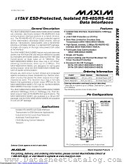 MAX1490EBEPG+ datasheet pdf MAXIM - Dallas Semiconductor