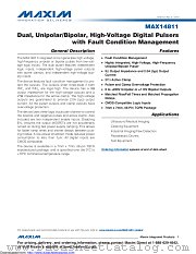 MAX14811CTN+T datasheet pdf MAXIM - Dallas Semiconductor