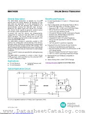 MAX14826ETG+T datasheet pdf MAXIM - Dallas Semiconductor