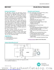MAX14827ATG+ datasheet pdf MAXIM - Dallas Semiconductor