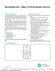 MAX14841EATA+ datasheet pdf MAXIM - Dallas Semiconductor