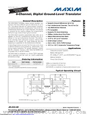 MAX14842ETE+ datasheet pdf MAXIM - Dallas Semiconductor