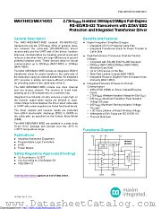 MAX14855 datasheet pdf MAXIM - Dallas Semiconductor