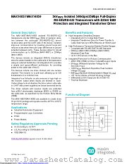 MAX14857 datasheet pdf MAXIM - Dallas Semiconductor