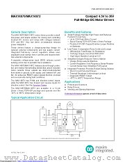 MAX14872EVKIT# datasheet pdf MAXIM - Dallas Semiconductor