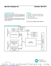MAX14871EVKIT datasheet pdf MAXIM - Dallas Semiconductor