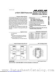 MAX1488EESD-T datasheet pdf MAXIM - Dallas Semiconductor