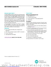 MAX14890EEVKIT datasheet pdf MAXIM - Dallas Semiconductor