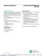 MAX148X2EVKIT datasheet pdf MAXIM - Dallas Semiconductor