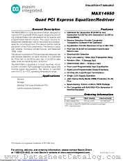 MAX14950CTO+ datasheet pdf MAXIM - Dallas Semiconductor