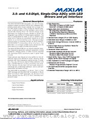 MAX1499ECJ+ datasheet pdf MAXIM - Dallas Semiconductor