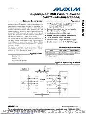 MAX14978ETO+ datasheet pdf MAXIM - Dallas Semiconductor
